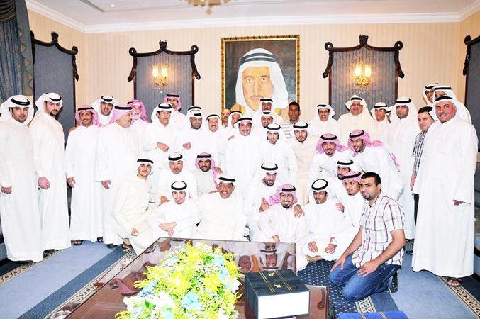 العيار يحتفي بلاعبي الجهراء وصيف كاس سمو الامير 	محمد خلوصي