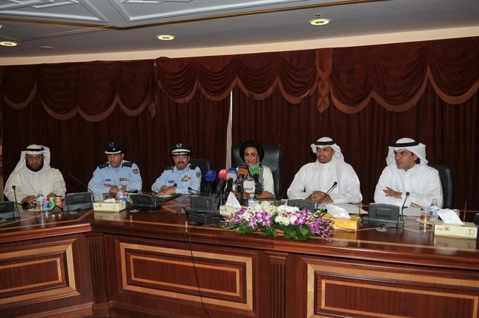 جانب من المؤتمر الصحافي 	اسامة ابوعطية