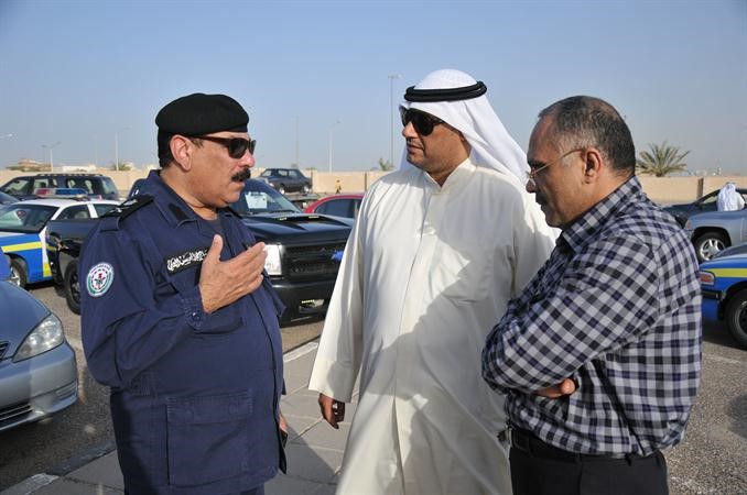 اللواء عبدالفتاح العلي متحدثا للزميل امير زكي