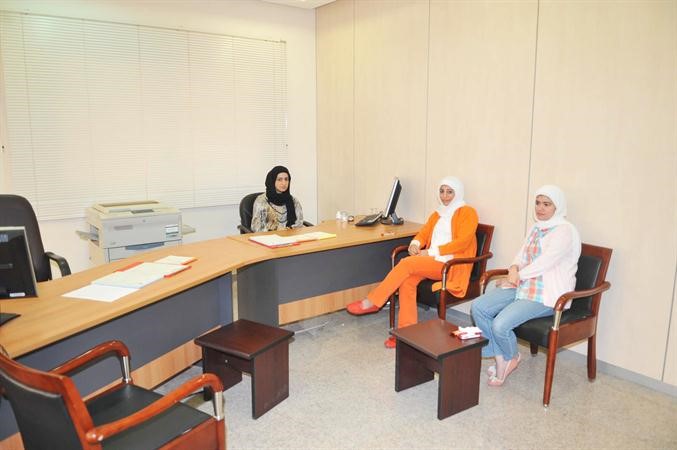حوراء صقر وعدوية الابراهيمي وانفال البلوشي