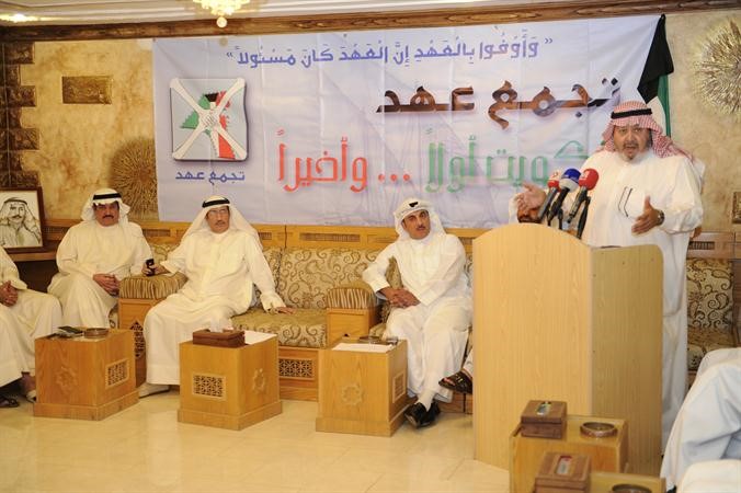 فيصل القناعي متحدثا للحضور