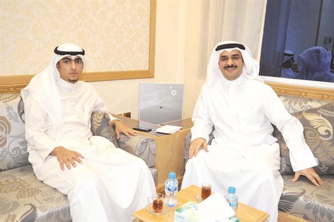 خالد النومس والزميل سلطان العبدان﻿