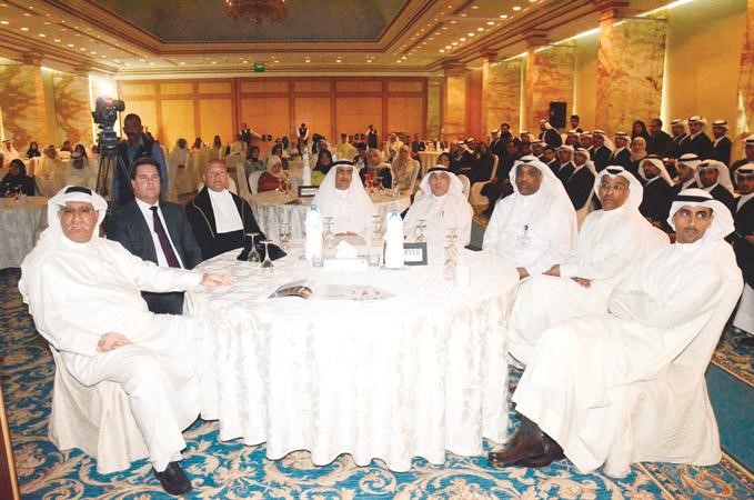 بخيت الرشيدي وعلي دغيم الشمري في مقدمة الحضور في الاحتفال