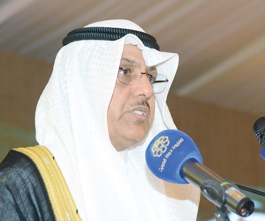 مبارك الخرينج يلقي كلمته