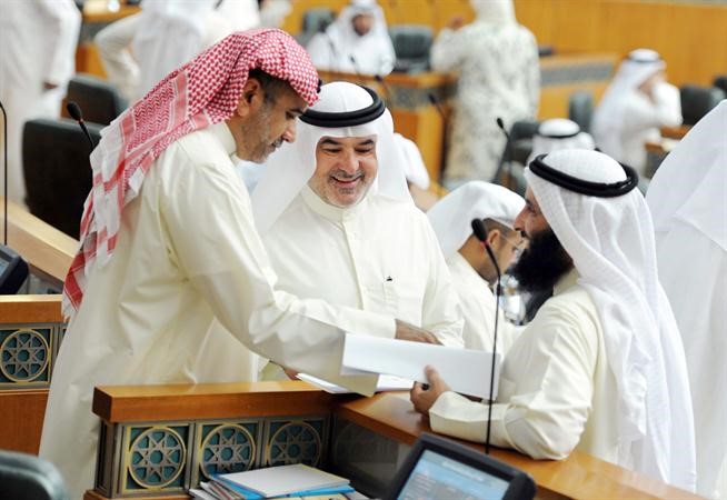 سعود الحريجي وصالح عاشور وطاهر الفيلكاوي