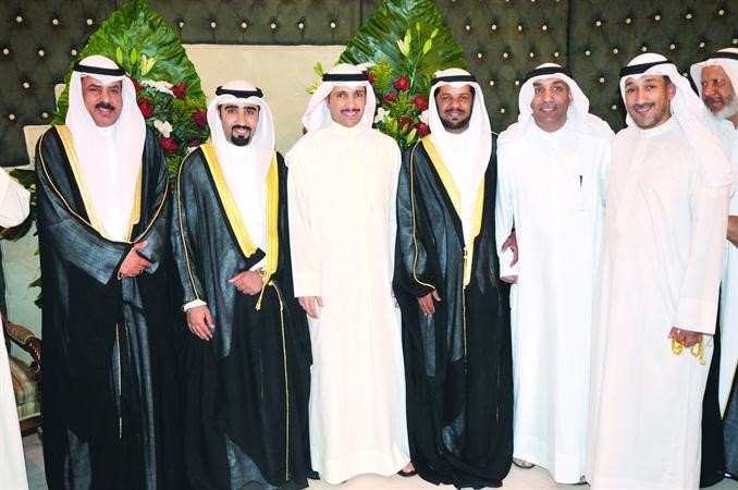 علي المسعود وسعود المسعود ومرزوق الغانم يباركون