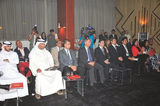 جانب من المؤتمر الصحافي﻿