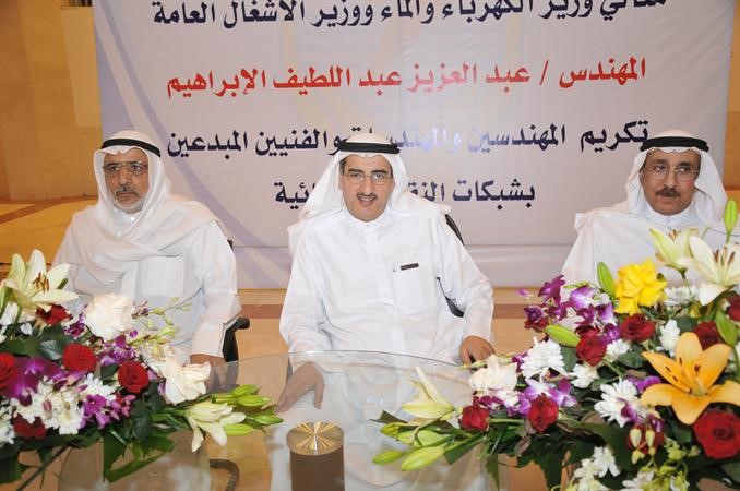 معبدالعزيز الابراهيم وماحمد الجسار خلال اللقاء