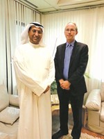 فيصل سعود البدر خلال استقباله السفير النيوزيلندي 