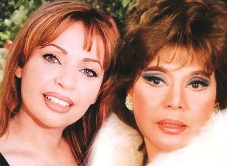 ماجدة وابنتها 