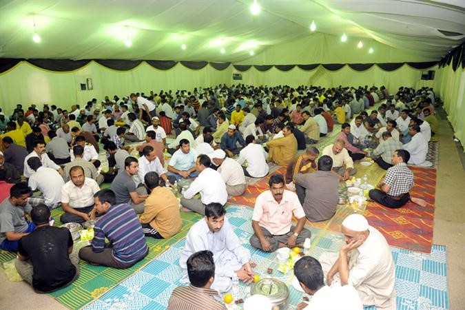 احد مشاريع الافطار التي نفذها بيت الزكاة في الاعوام الماضية