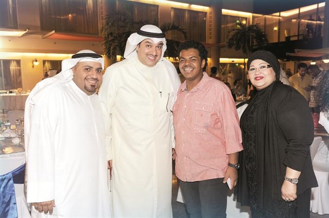 مدير عام فنون خليل التميمي مع الحملي والشراح والبلوشي﻿
