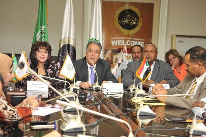 جانب من اتفاقية الشراكة الاستراتيجية بمقر مجلس الوحدة الاقتصادية ﻿