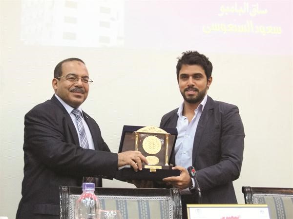 تكريم الاديب سعود السنعوسي﻿