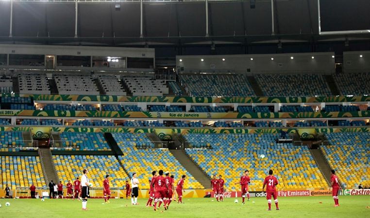 ملاعب البرازيل اكبر بكثير من حجم لاعبي تاهيتي رويترز
