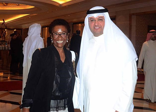 الشيخة نعيمة الاحمد مع الشيخ طلال المحمد ﻿