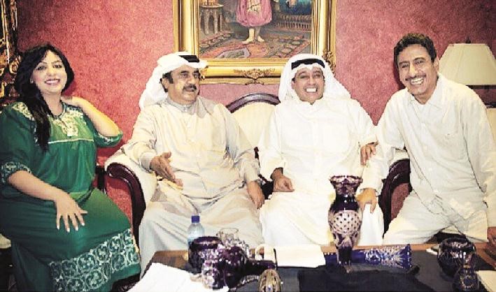 عبدالحسين عبدالرضا مع ناصر القصبي وحسن البلام في مشهد ابوالملايين﻿