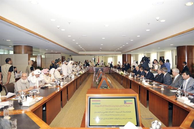 جانب من لقاء الوفد الطاجيكستاني والوفد الكويتي بالغرفة							هاني عبدالله﻿