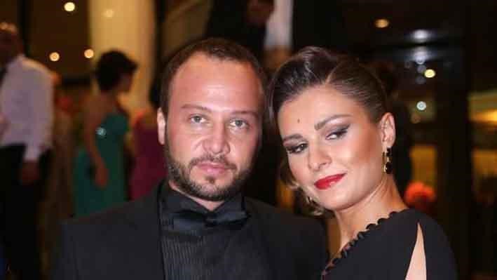 الفنان مكسيم خليل وزوجته الفنانة سوسن ارشيد في الحفل 