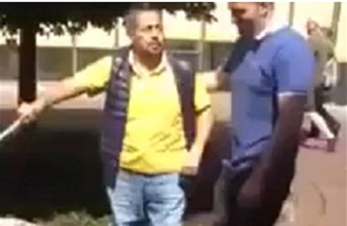 «فيديو مسرب» لـ «جورج وسوف» وهو يسير بصعوبة داخل حديقة المستشفى ببرلين