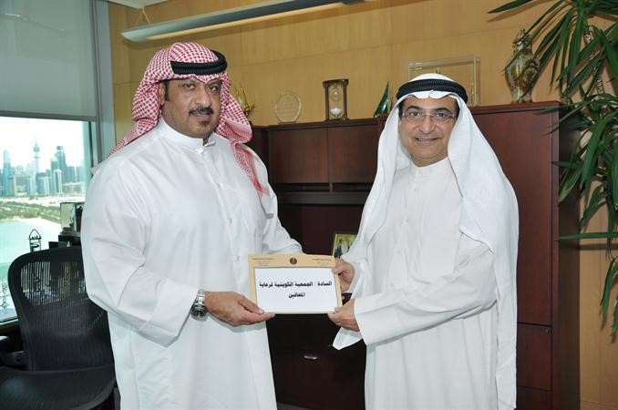 الشيخ طلال الخالد مستقبلا هاشم تقي ﻿