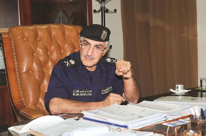 مدير امن محافظة الجهراء اللواء ابراهيم الطراح متحدثا لـ الانباء	سعود سالم﻿