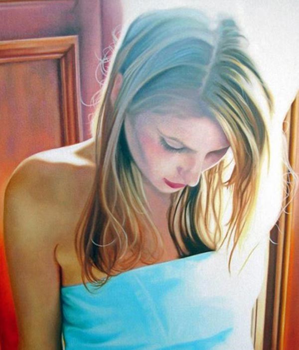 بالصور.. فنانة ترسم لوحات زيتية تبدو وكأنها حقيقية من النظرة الأولى