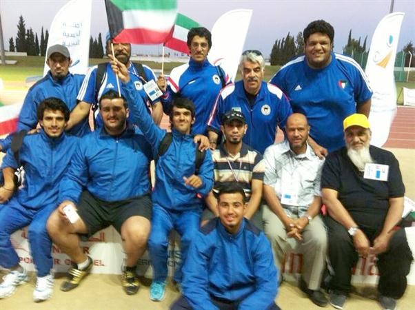 وفد نادي الصم المشارك في البطولة ﻿