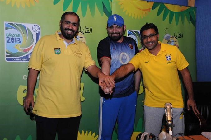مايك وهاني عبدالصمد ومشعل العنزي 3 في 1 لصالح جمهور القايلة الرياضية هاني الشمري