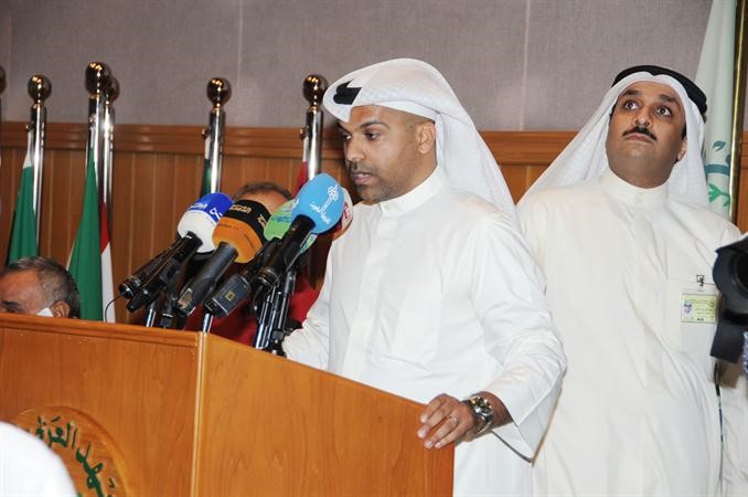 ناصر البرغش متحدثا﻿