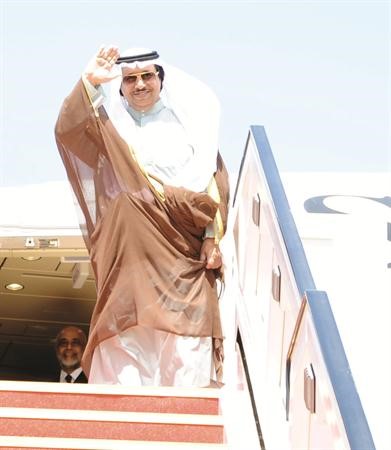 سمو الشيخ جابر المبارك محييا مودعيه﻿