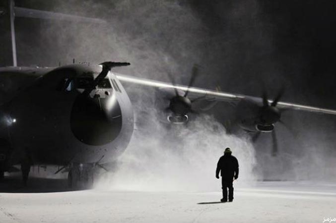 بالصور.. شاهد طائرة النقل العسكرية «أطلس» التي كلفت 26 مليار دولار