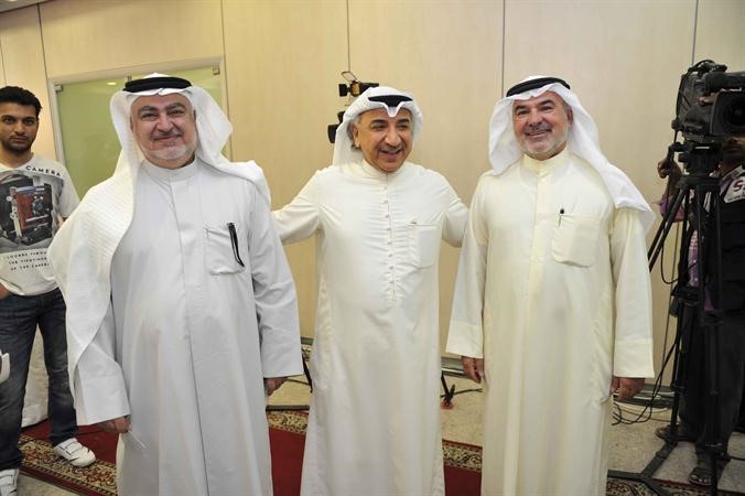 صالح عاشور وعبدالحميد دشتي وخليل الصالح في ادارة الانتخابات﻿