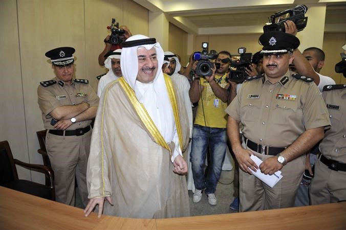 وزير الداخلية الشيخ احمد الحمود متفقدا الادارة العامة للانتخابات	سعود سالمقاسم باشاهاني عبدالله﻿