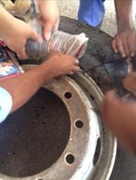 الحشيش تم اخفاؤه بطريقة فنية مبتكرة 
