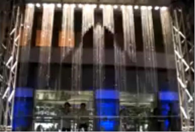 بالفيديو.. نافورة مجمع فوكاكا.. إبداع ياباني