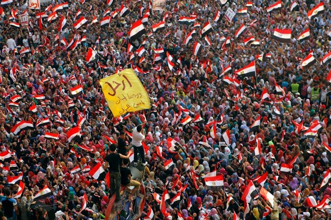 حشود في ميدان التحرير