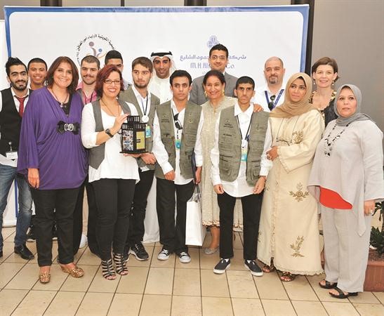 لقطة تذكارية مع المتدربين
