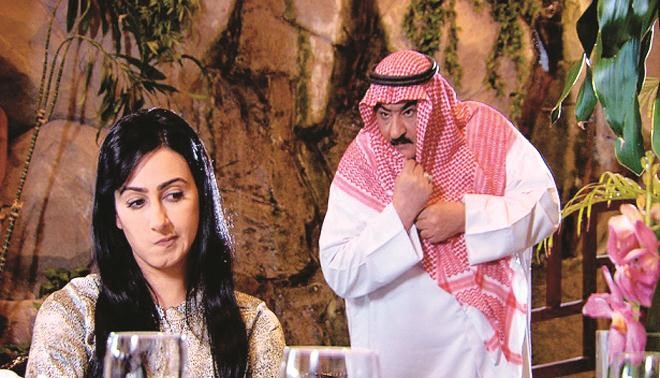 مشهد من مسلسل عجب