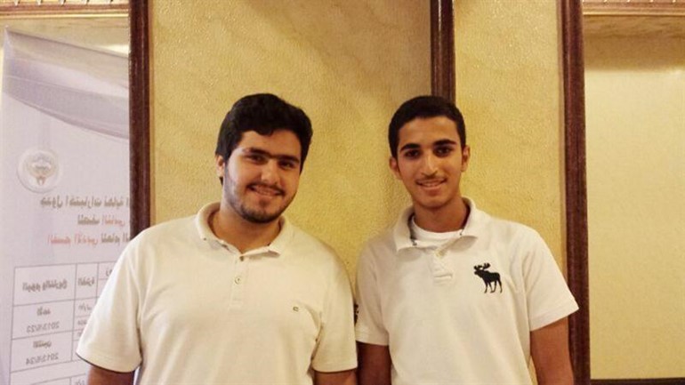 الطالبان خالد المشاري وعبدالوهاب الملا﻿