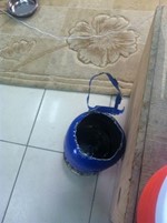 السلندر بعد تفريغه﻿