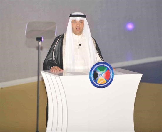 الشيخ طلال المحمد يلقي كلمته خلال حفل الافتتاح