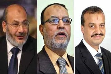 دمحمد البلتاجي ود عصام العريان وصفوت حجازي