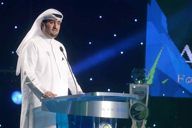 خالد الروضان يرحب بالحضور 