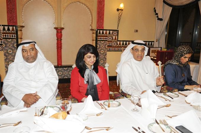 سامي الرشيد وحسنية هاشم وخالد الخميس 