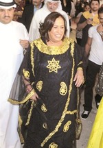 الفنانة القديرة حياة الفهد لدى وصولها 52Degrees