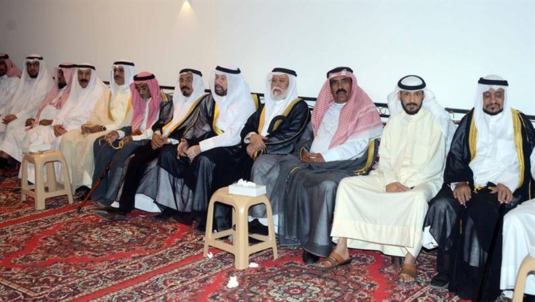 وجهاء قبيلة شمر والدائرة الرابعة في مقر المرشح سلطان الشمري﻿