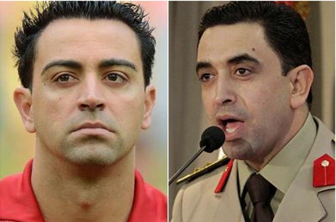 ماذا يفعل النجم الإسباني تشافي في الجيش المصري؟