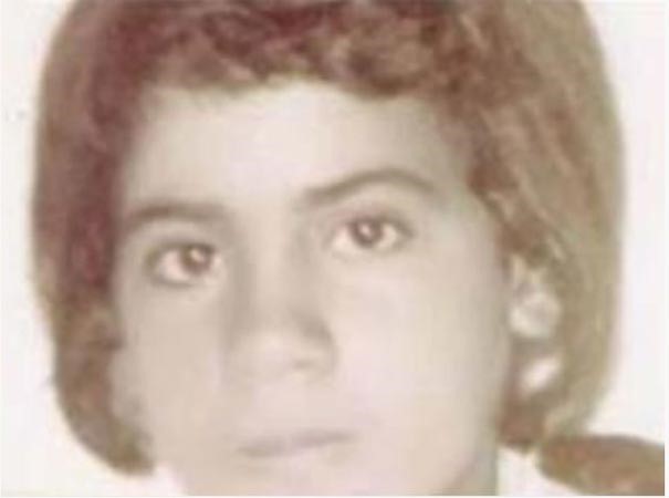 صورة سعاد عبدالله وهي في مرحلة الطفولة