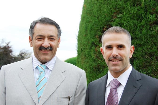 ناصر البغلي والشيخ جراح جابر الاحمد الصباح
